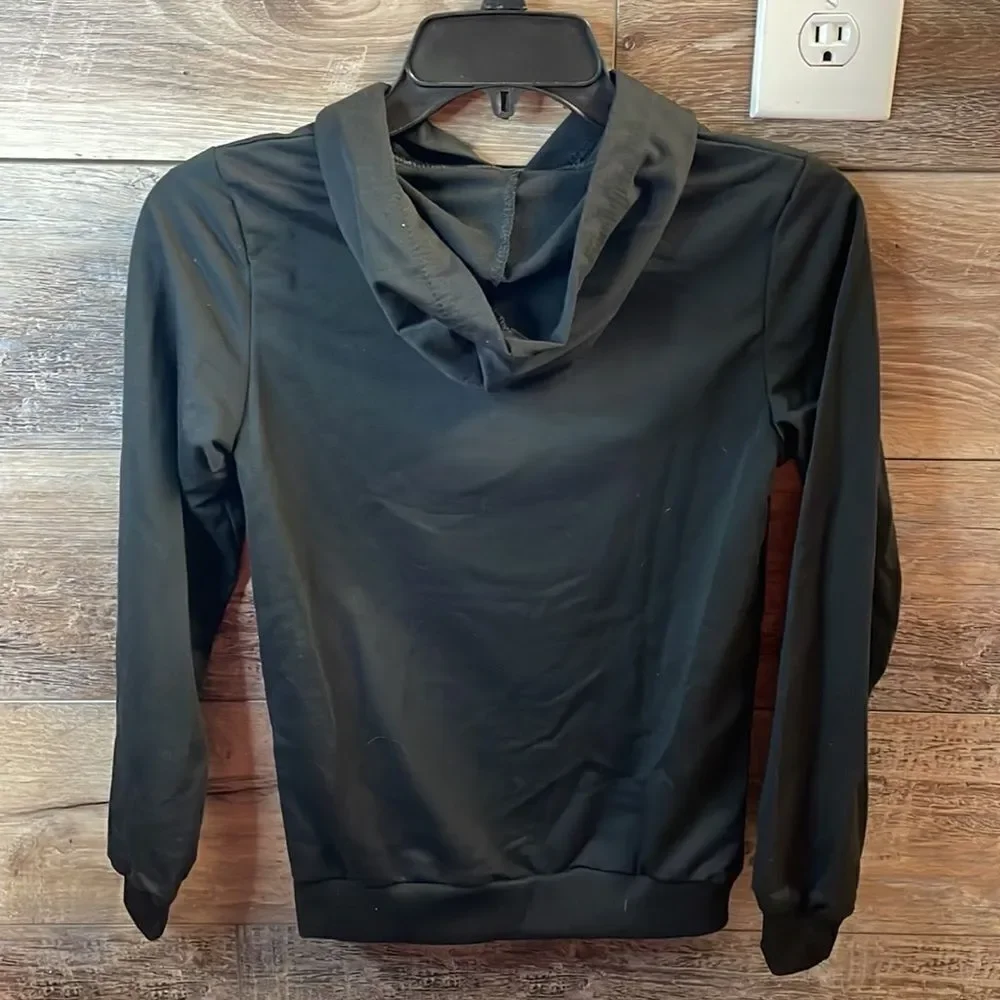 Girls Black Tik Tok Hooded Jogging Suit NWOT See Description for Size